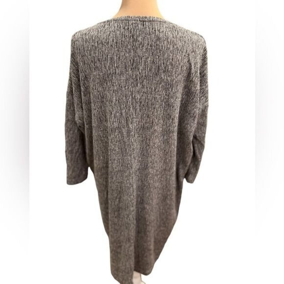 J. Jill Pure Jill Women’s Dress Size Medium Black and White Linen Blend Summer - Picture 3 of 14